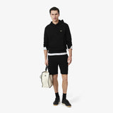 Lacoste Organic Brushed Cotton Fleece Shorts Black
