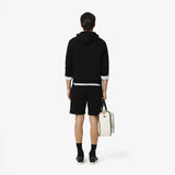 Lacoste Organic Brushed Cotton Fleece Shorts Black