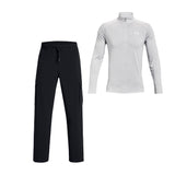 Under Armour Tech 2.0 Half Zip/Pant Set Halo Grey/Black