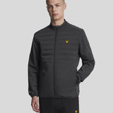 Lyle and Scott Sports Hybrid Double Baffle Jacket Grey
