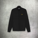 Lyle and Scott Sports Hybrid Double Baffle Jacket Grey