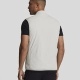 Lyle and Scott Hybrid Quilted Gilet Grey