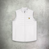 Lyle and Scott Hybrid Quilted Gilet Grey
