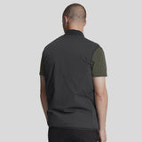 Lyle and Scott Sports Hybrid Double Baffle Gilet Black