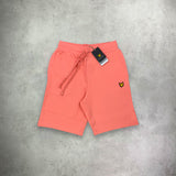Lyle And Scott Fly Fleece Short Warm Up Pink from StockUK
