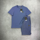Lyle and Scott Martin SS T-Shirt/Short Set Explorer Blue from StockUK