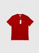 Lacoste Classic Fit Cotton Jersey T-shirt Red from StockUK