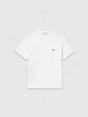 Lacoste Cotton T-Shirt with Breast Pocket White from StockUK