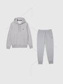Lacoste Hoodie Fleece Tracksuit Set Grey from StockUK