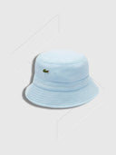 Lacoste Piqué Bucket Hat Light Blue from StockUK