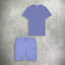 Lyle and Scott Martin SS T-Shirt/Short Set Explorer Blue from StockUK