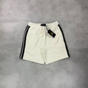 Lyle and Scott Contrast Taped T-Shirt/Short Set Natural