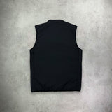 Lyle and Scott Sports Hybrid Double Baffle Gilet Black from StockUK