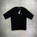 Lyle and Scott Sports Tape Crew Neck Sweatshirt Black from StockUK