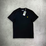 Lyle and Scott Sports Tape T-shirt Black from StockUK
