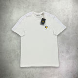 Lyle and Scott Sports Tape T-shirt White from StockUK