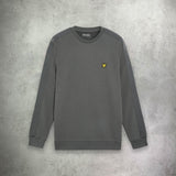 Lyle and Scott Sports Tape Crew Neck Sweatshirt Graphite