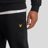 Lyle and Scott Sports Tape Trackie Pants Black