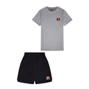 Ellesse Malbe Vivaldi T-Shirt/Short Set Grey/Black