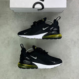 nike air max 270 black volt white 