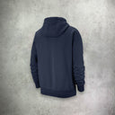 Nike Club Hoodie in midnight navy with white accents, featuring a classic design and soft fleece fabric for warmth and everyday comfort.