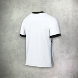 Nike Academy Short Sleeve T-Shirt in white, featuring a lightweight, moisture-wicking design for a comfortable and athletic look.