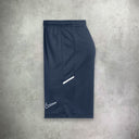 Nike Academy Knit Short in navy, featuring a lightweight, breathable design for enhanced comfort and performance.