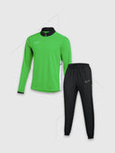 Nike Academy Drill Half Zip Top/Pant Tracksuit Set Green/Black from StockUK