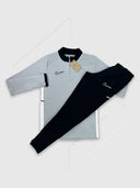 Nike Academy Drill Half Zip Top/Pant Tracksuit Set Grey/Black from StockUK