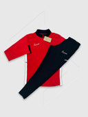Nike Academy Drill Half Zip Top/Pant Tracksuit Set Red/Black from StockUK
