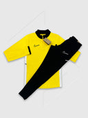 Nike Academy Drill Half Zip Top/Pant Tracksuit Set Yellow/Black from StockUK