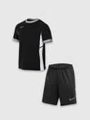 Nike Academy T-Shirt/Short Set Black/Black from StockUK