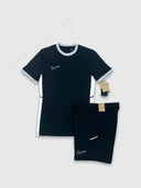 Nike Academy T-Shirt/Short Set Black/Black from StockUK