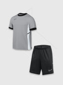 Nike Academy T-Shirt/Short Set Grey/Black from StockUK