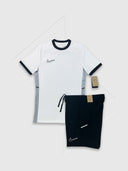 Nike Academy T-Shirt/Short Set White/Black from StockUK