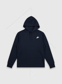 Nike Club Knit Hoodie Navy Blue from StockUK