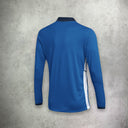 Nike Academy Drill Track Jacket in royal blue, featuring a lightweight, moisture-wicking design for a sleek and athletic look.