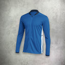 Nike Academy Drill Track Jacket in royal blue, featuring a lightweight, moisture-wicking design for a sleek and athletic look.