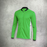 Nike Academy Drill Track Jacket in green, featuring a lightweight, moisture-wicking design for a sleek and athletic look.