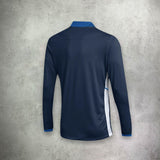 Nike Academy Drill Track Jacket in midnight blue, featuring a lightweight, moisture-wicking design for a sleek and athletic look.