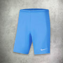 Nike Dri-Fit T-Shirt and Shorts Set in aqua blue, designed with moisture-wicking fabric for a fresh, athletic look and comfortable fit.