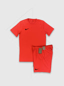 Nike Dri-Fit T-Shirt/Short Set Crimson from StockUK
