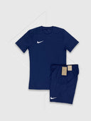 Nike Dri-Fit T-Shirt/Short Set Navy Blue from StockUK