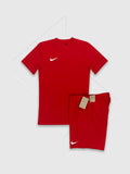 Nike Dri- Fit T-Shirt/Short Set Red