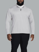 Nike Dri-Fit Victory Golf Half Zip Grey/Black from StockUK