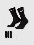 Nike Everyday Crew Socks 3 Pack Black
