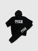 Nike Fleece Sportswear Tracksuit Set Black/White from StockUK