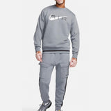 Nike Swoosh Air Crew Neck Tracksuit Grey