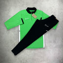 Nike Academy Drill Half Zip Top/Pant Tracksuit Set Green/Black