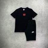 Nike Air Max Hologram T-Shirt/Short Set Black/Black